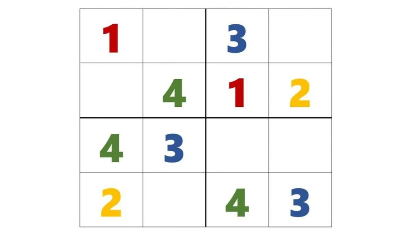 Bài tập tìm số còn thiếu trong bảng tính logic thử thách khả năng phân tích và nhận diện quy luật