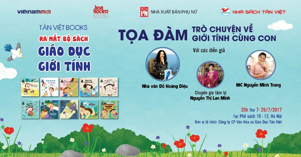 Các chuyên gia, diễn giả tham gia tọa đàm giới thiệu sách giáo dục giới tính