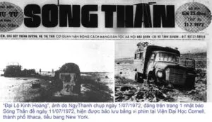 Nhà báo Trùng Dương, chủ nhiệm báo Sóng Thần, người trực tiếp tham gia và ghi lại ký sự hốt xác