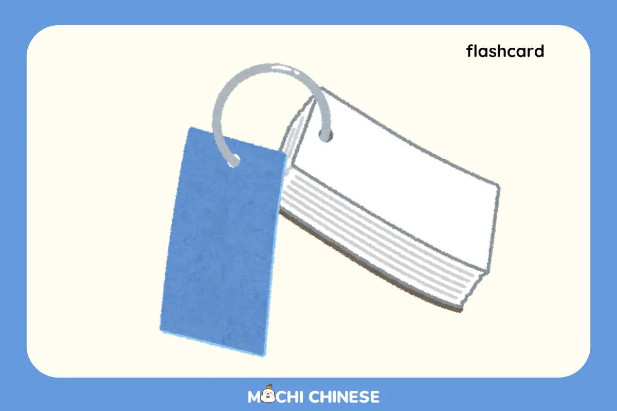 Học từ vựng tiếng Trung hiệu quả bằng flashcard