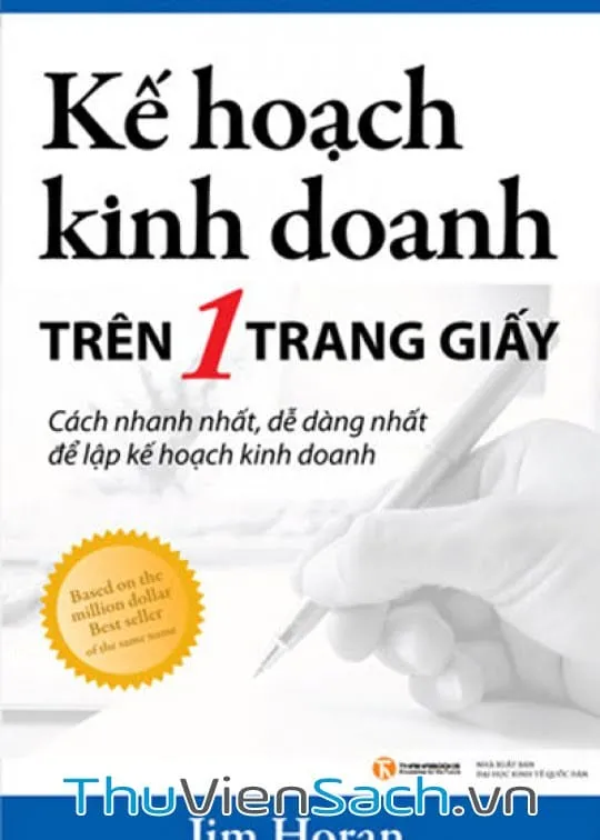 Ảnh bìa sách Kế Hoạch Kinh Doanh Trên 1 Trang Giấy của Jim Horan - Hướng dẫn lập kế hoạch kinh doanh pdf hiệu quả