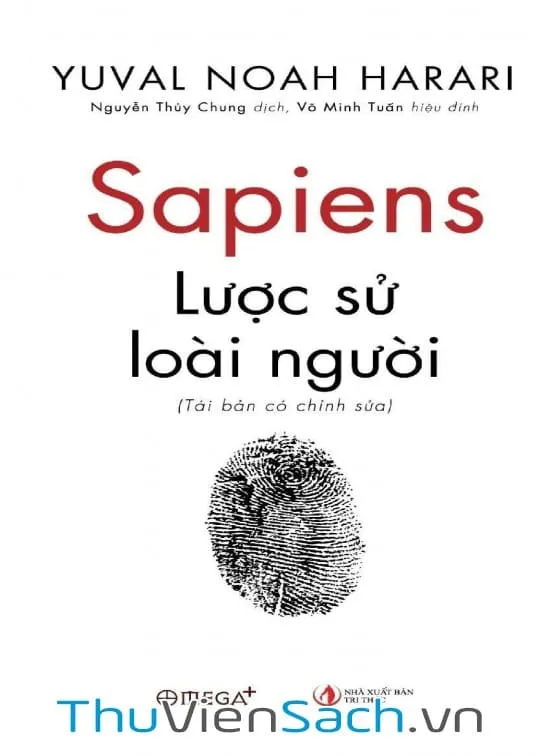Bìa sách Sapiens Lược Sử Loài Người của Yuval Noah Harari bản pdf