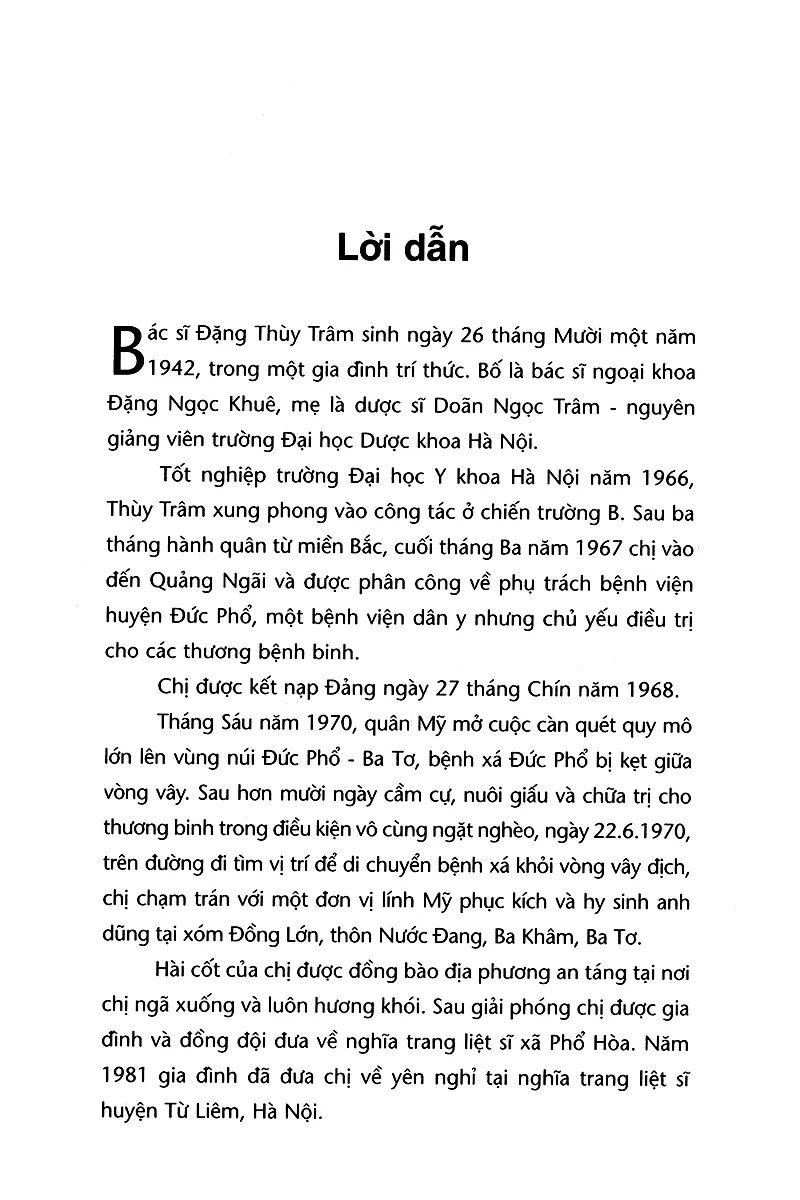 Trang nội dung sách Nhật Ký Đặng Thùy Trâm PDF với nét chữ mộc mạc