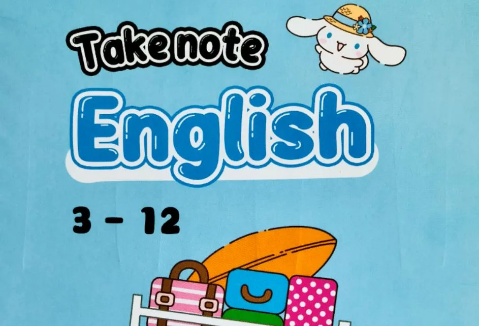 Bìa Sổ Tay Ngữ Pháp Tiếng Anh PDF Takenote English tổng hợp kiến thức