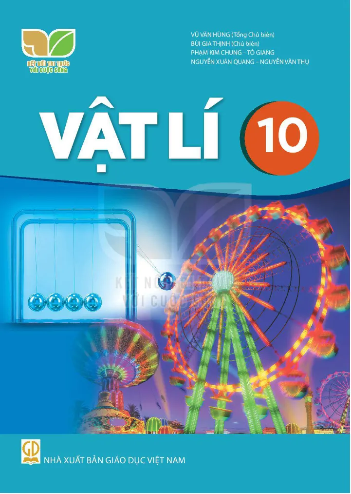 Bìa sách giáo khoa Vật lí 10 bộ Kết nối tri thức với cuộc sống - bản pdf