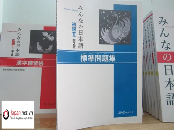 Bìa sách bài tập tiêu chuẩn Minna no Nihongo sơ cấp Hyoujun Mondaishuu
