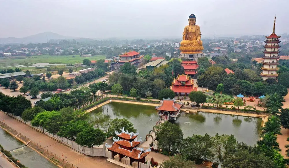 Toàn cảnh Chùa Khai Nguyên Sơn Tây Hà Nội nơi có thể lưu giữ kinh Địa Tạng