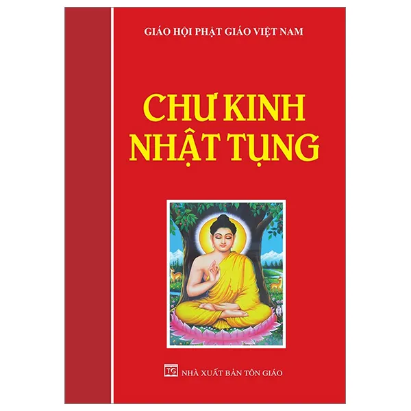 Bìa sách Chư Kinh Nhật Tụng PDF do Giáo Hội Phật Giáo Việt Nam biên soạn, nền đỏ chữ vàng