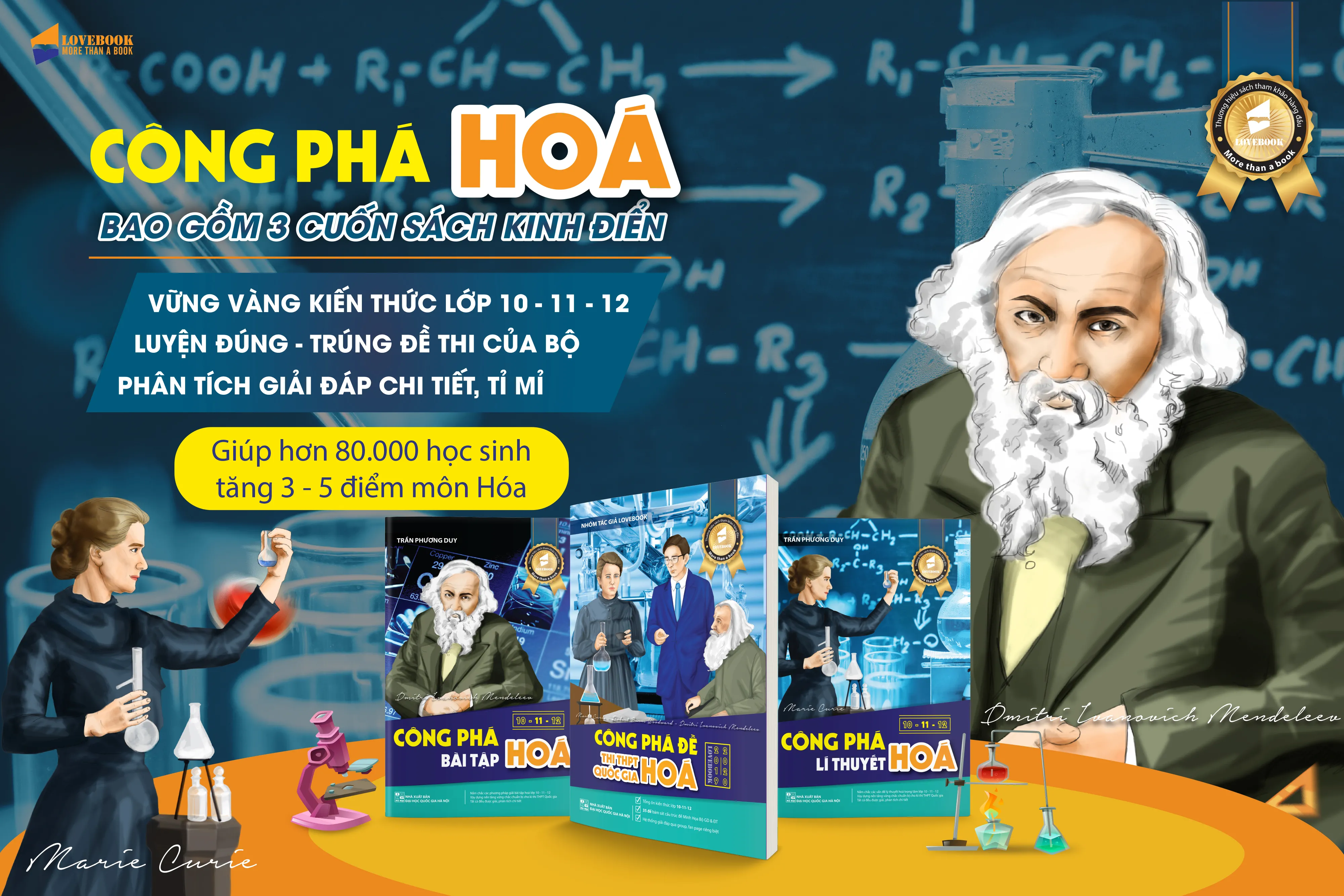 Bìa sách Công phá lý thuyết hóa 10-11-12 dạng ebook pdf