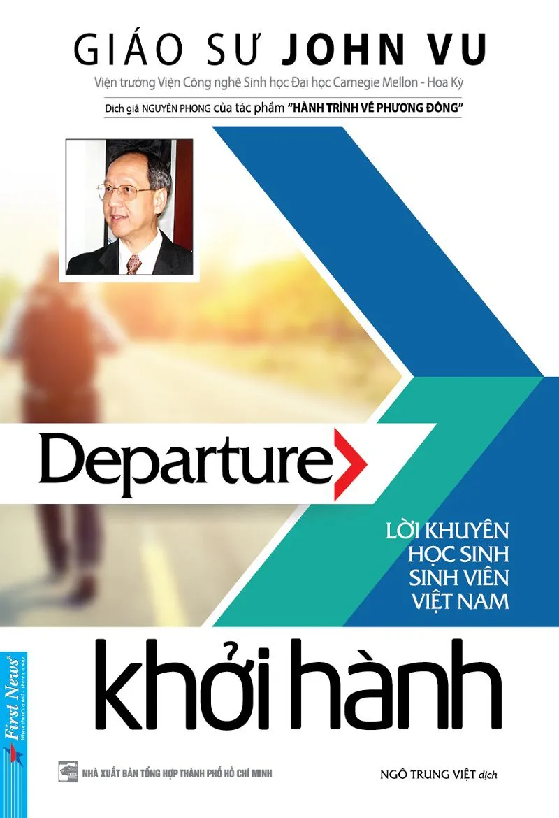 Bìa sách Khởi Hành của John Vũ - tài liệu định hướng và phát triển bản thân dạng PDF