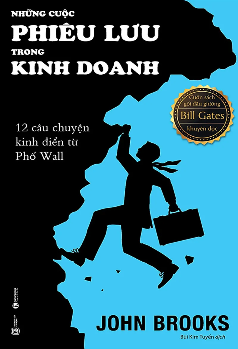 Bìa sách Những Cuộc Phiêu Lưu Trong Kinh Doanh của John Brooks, sẵn sàng để tải PDF