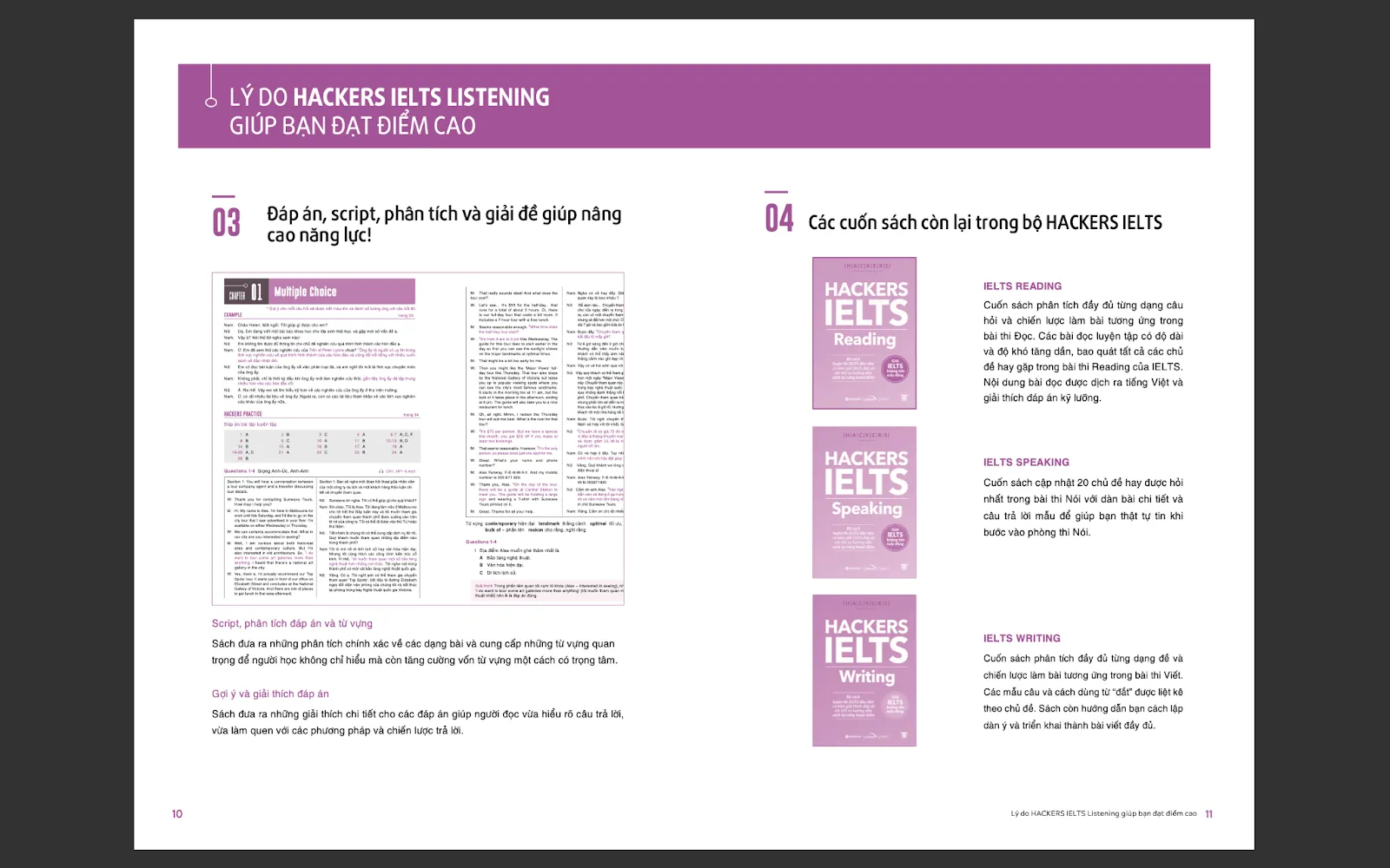 Phân tích đáp án và từ vựng trong Hacker IELTS Speaking PDF