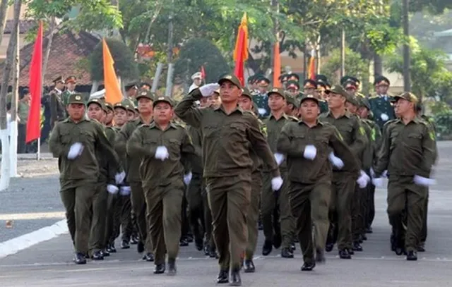 Lễ ra mắt lực lượng tham gia bảo vệ an ninh trật tự ở cơ sở, triển khai quy định pháp luật mới