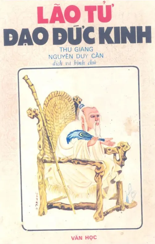 Trang sách cổ pdf về Đạo Đức Kinh của Lão Tử do Nguyễn Duy Cần dịch