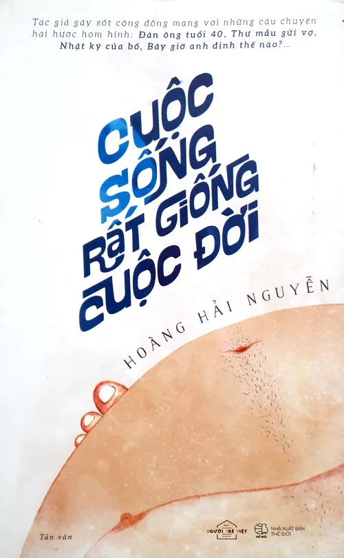 Bìa sách Cuộc Sống Rất Giống Cuộc Đời PDF với hình ảnh minh họa dí dỏm và màu sắc tươi sáng
