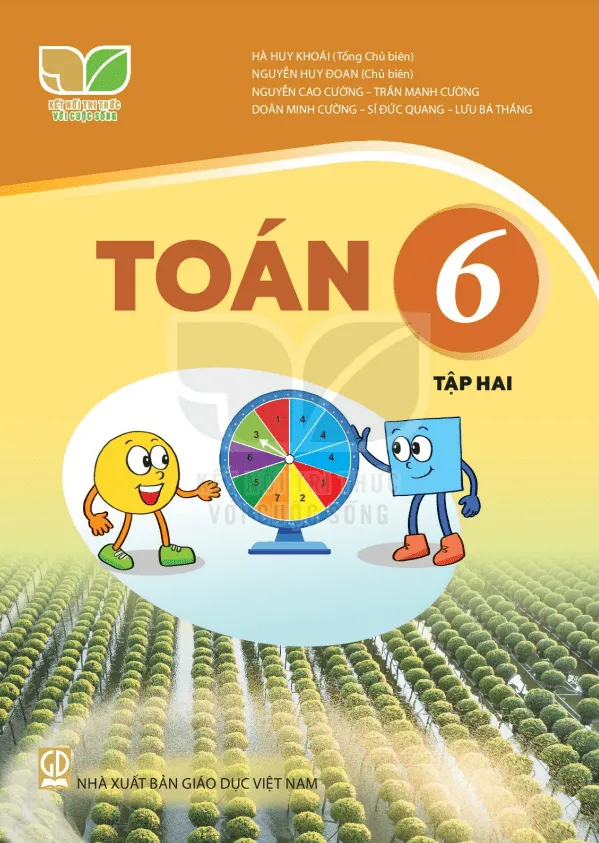 Bìa sách Toán lớp 6 tập 2 PDF bộ Kết Nối Tri Thức Với Cuộc Sống chi tiết