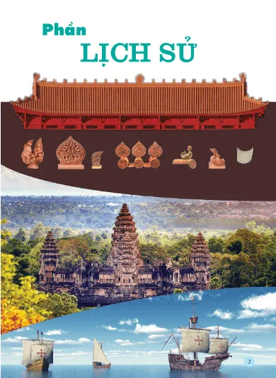 Trang giới thiệu chương mục sách Lịch sử và Địa lý 7 Kết nối tri thức PDF