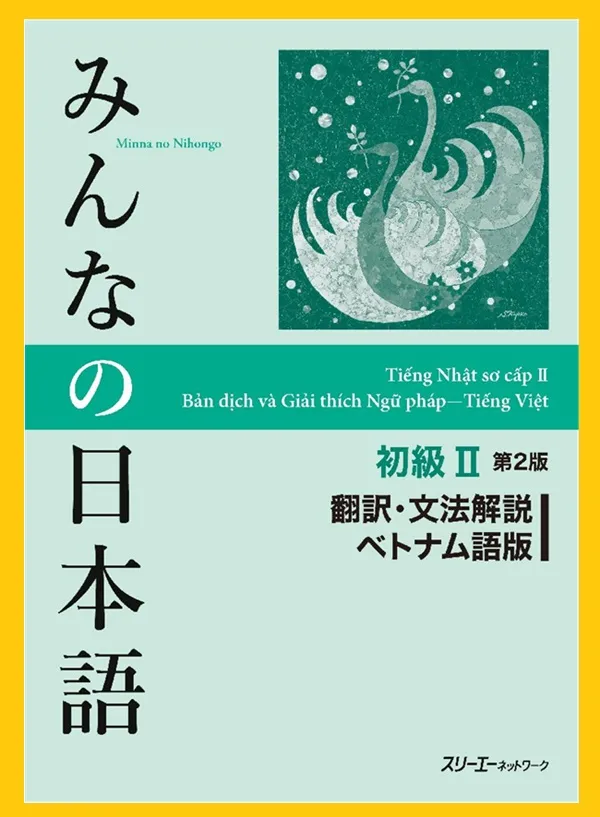 Bìa sách Minna no Nihongo 2 bản dịch tiếng Việt PDF hỗ trợ học ngữ pháp N4