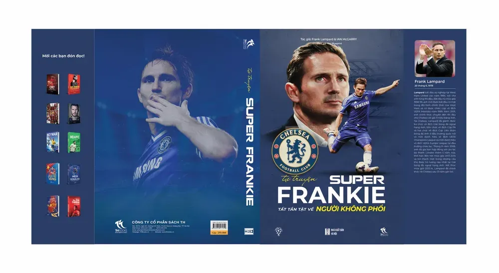 Bìa sách Tự truyện Super Frankie - Tất tần tật về người không phổi của Frank Lampard