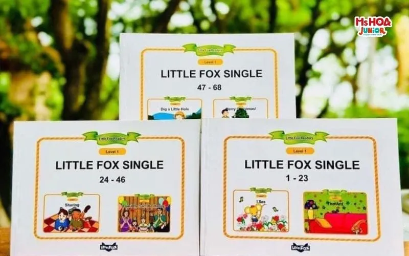 Bìa sách minh họa tuyển tập truyện tiếng Anh Little Fox Readers Level 1 dạng little stories pdf