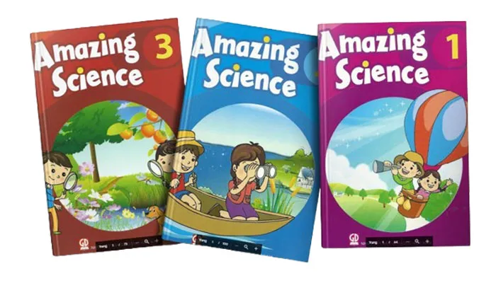 Sách Amazing Science 1, 2, 3 PDF có các bài thực hành tiếng Anh khoa học thú vị