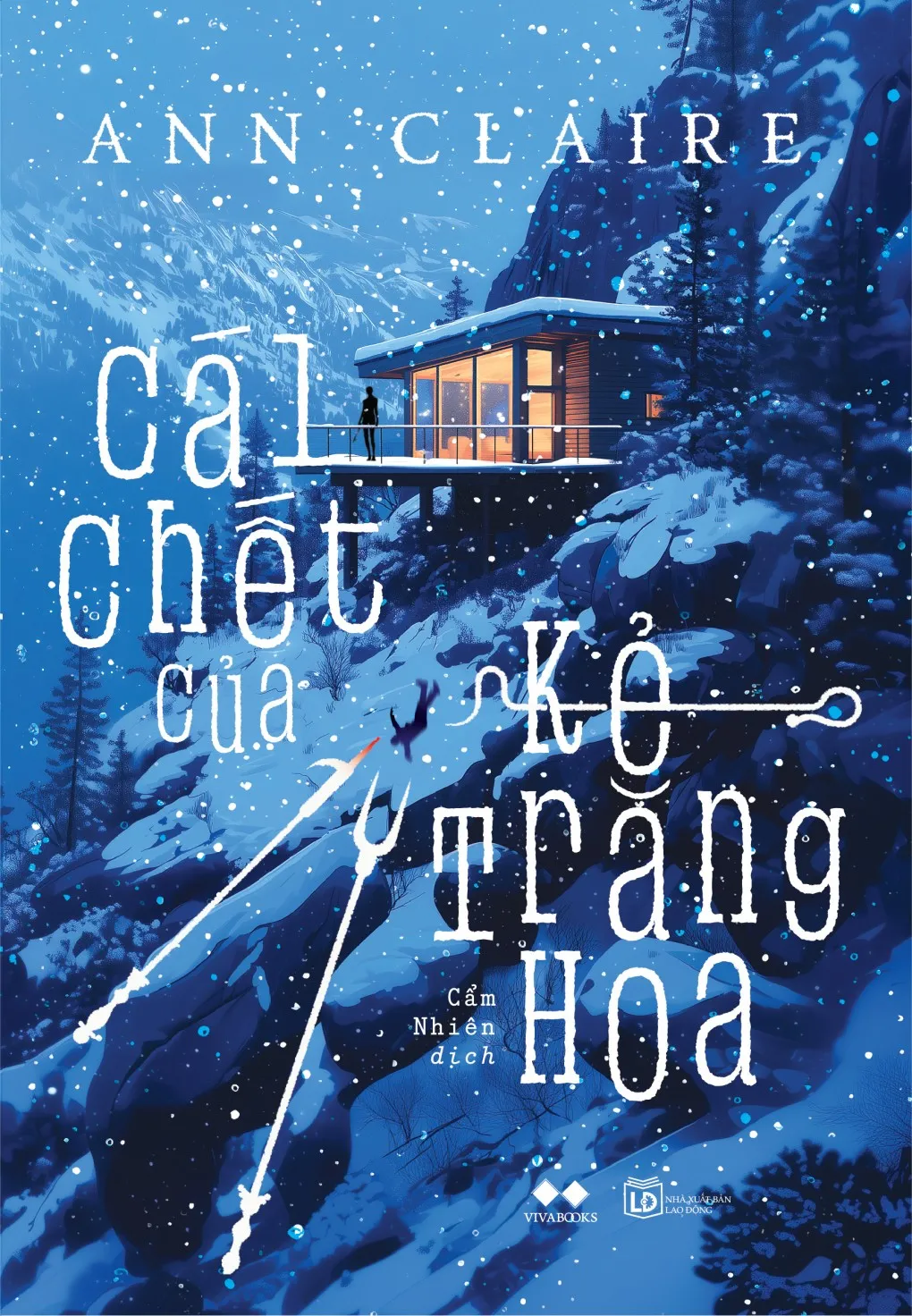 Bìa sách Cái Chết Của Kẻ Trăng Hoa PDF của Ann Claire với hình ảnh gợi mở không khí truyện trinh thám