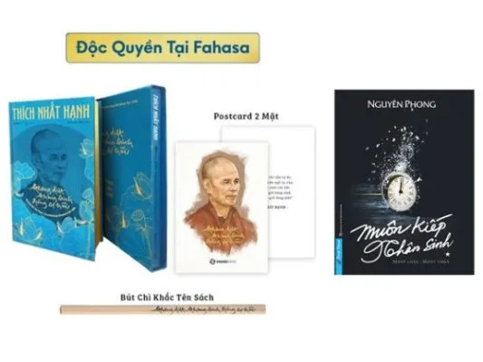 Combo sách Không Diệt Không Sinh Đừng Sợ Hãi bìa cứng phiên bản đặc biệt tặng postcard và Muôn Kiếp Nhân Sinh PDF