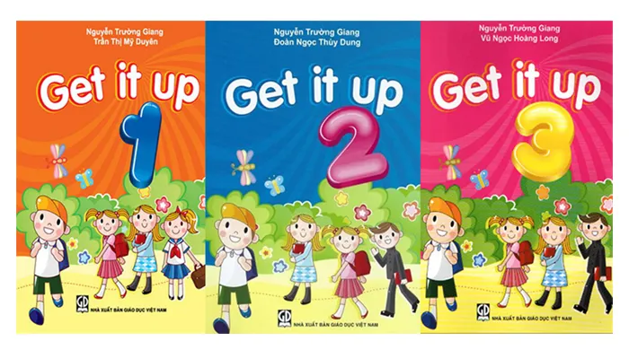 Bộ sách Get it UP 1, 2, 3 PDF phù hợp cho học sinh tiểu học từ lớp 1 đến lớp 5