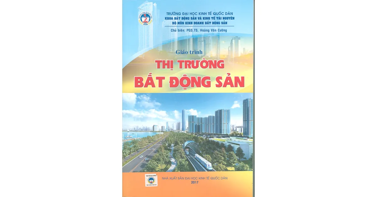 Bìa Giáo trình Kinh tế bất động sản PDF - Tài liệu học tập và nghiên cứu chuyên sâu về thị trường bất động sản