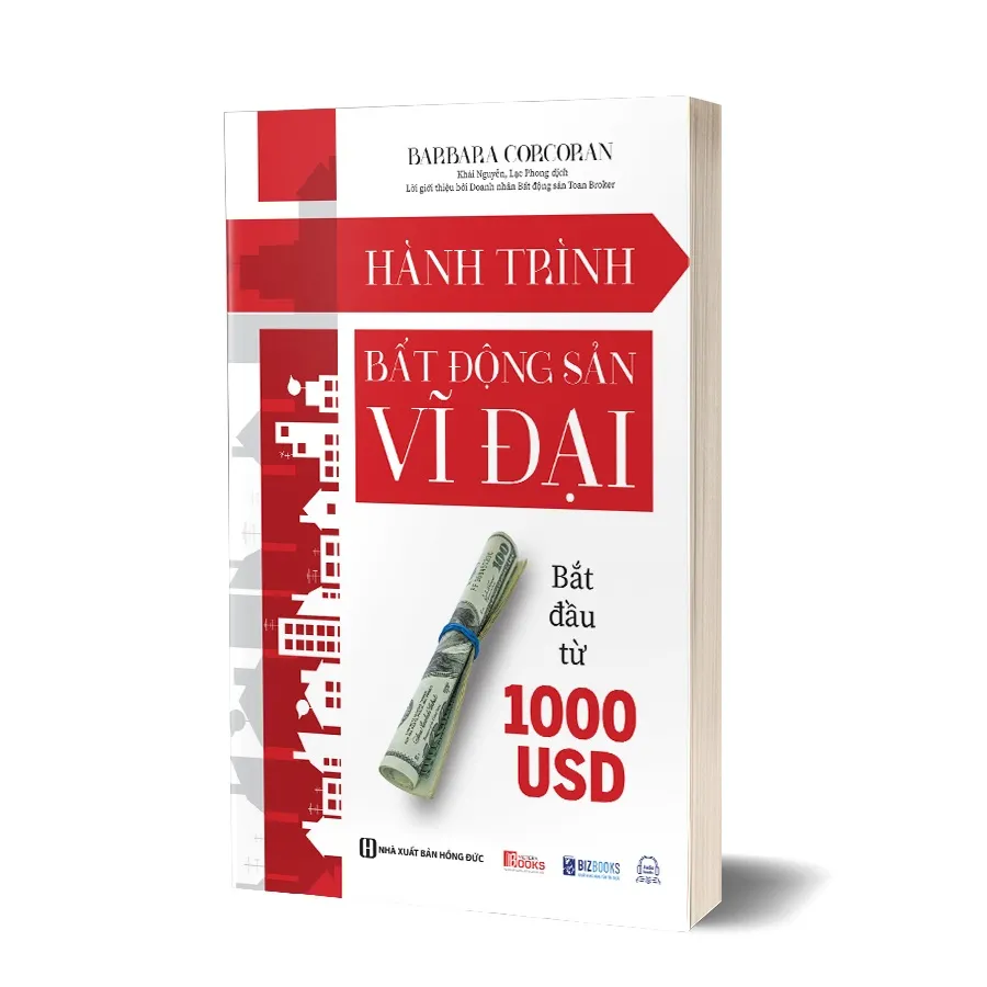 Bìa sách Hành trình bất động sản vĩ đại bắt đầu từ 1000 USD PDF của Barbara Corcoran