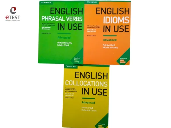 Bộ ba English Collocations Idioms Phrasal In Use PDF - nâng tầm từ vựng IELTS