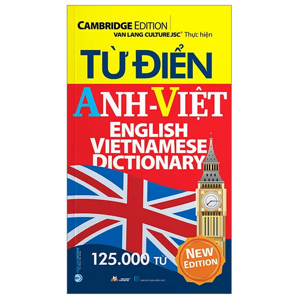 Bìa sách Từ điển Anh - Việt 125.000 từ (2024) (PDF) bản cập nhật mới nhất